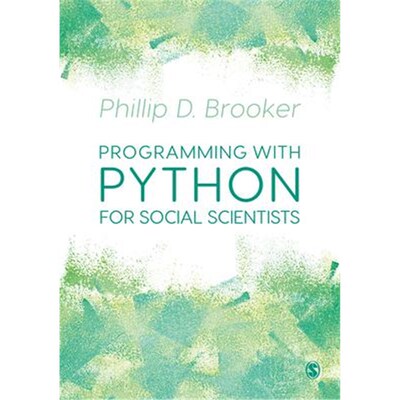 按需印刷不退不换Programming with Python for Social Scientists[9781526431714]