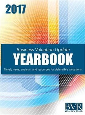 按需印刷不退不换Business Valuation Update Yearbook 2017[9781621501053]