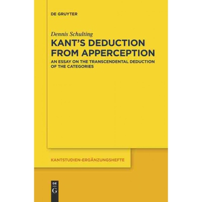 按需印刷DEG Kant s Deduction From Apperception[9783110710267]