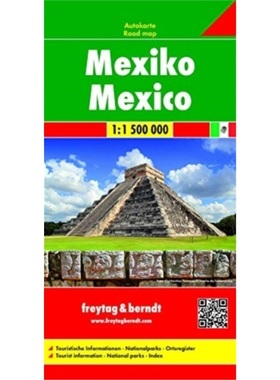 预订Mexiko Road Map 1:1 500 000[9783707916546]