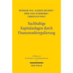 预订不退不换德语 Nachhaltige Kapitalanlagen durch Finanzma
