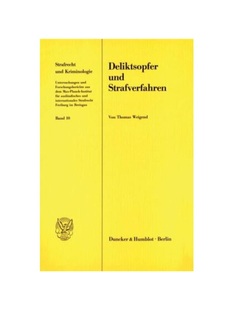 预订不退不换德语Deliktsopfer und Strafverfahren.: