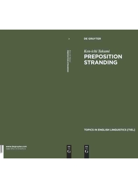 按需印刷DGYT Preposition Stranding[9783110133769]