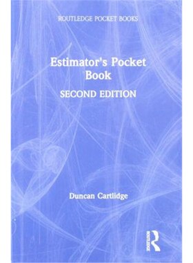 按需印刷不退不换Estimator's Pocket Book[9781138366695]