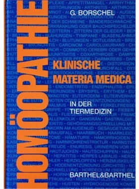 预订【德语】Klinische Materia Medica in der Tiermedizin