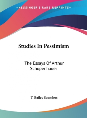 按需印刷Studies In Pessimism[9781419161292]