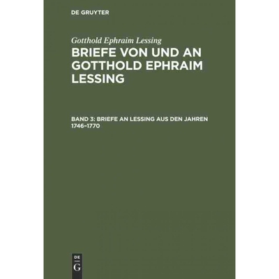 按需印刷不退不换DEG Briefe an Lessing aus den Jahren 1746?C1770[9783111242446]