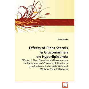 预订Effects of Plant Sterols & Glucomannan on Hyperlipidemia