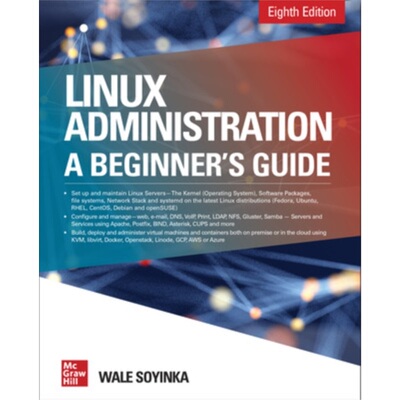 预订不退不换Linux Administration: A Beginner's Guide, Eighth Edition[9781260441703]