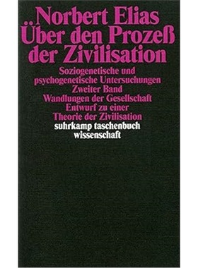 预订【德语】Uber den Prozeß der Zivilisation. Bd.2