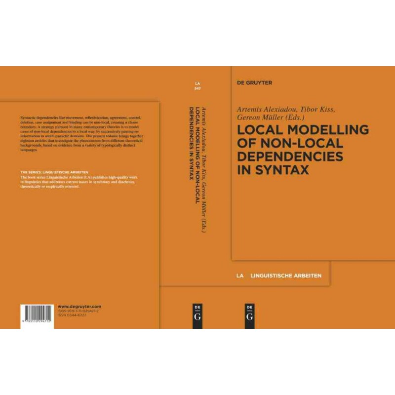按需印刷不退不换DGYT Local Modelling of Non Local Dependencies in Syntax[9783110294712]