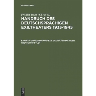 按需印刷不退不换DEG Verfolgung und Exil deutschsprachiger Theaterkünstler[9783598113741]