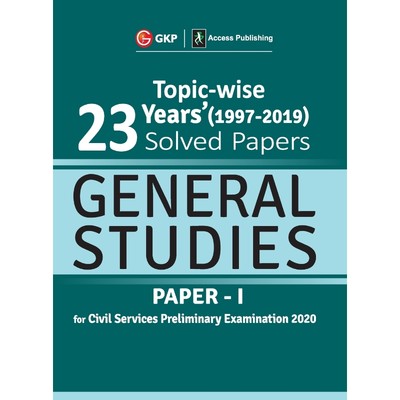 按需印刷UPSC General Studies Paper I - 23 Years Topicwise Solved Papers (1997-2019) 2020[9789389310153]