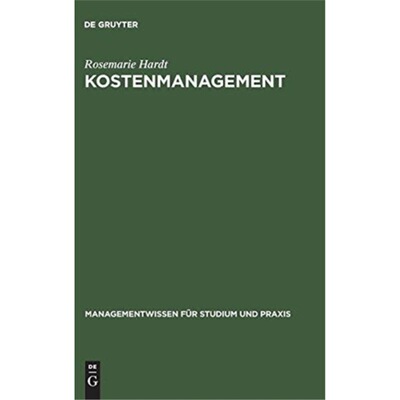 预订【德语】 Kostenmanagement:Methoden und Instrumente