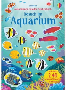 预订【德语】 Mein Immer-wieder-Stickerbuch: Besuch im Aquarium[9781789414349]