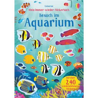 预订【德语】 Mein Immer-wieder-Stickerbuch: Besuch im Aquarium[9781789414349]