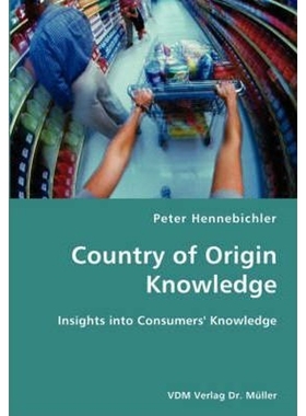按需印刷County of Origin Knowledge- Insights into Consumers' Knowledge[9783836418263]