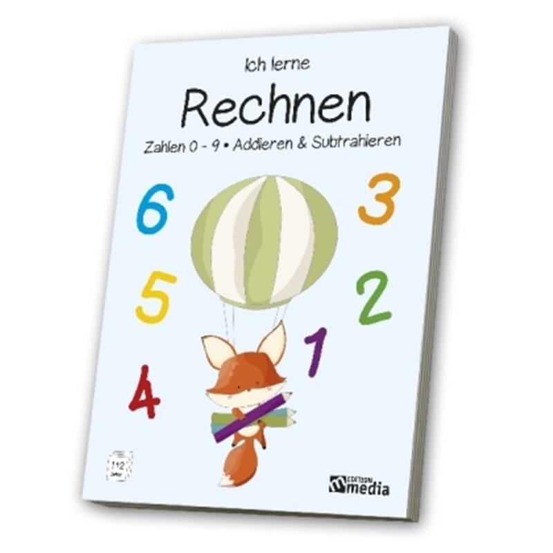 预订【德语】 Ich lerne Rechnen: Zahlen 0 - 9, Addieren & Subtrahieren[4019393986729]