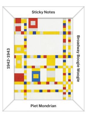 预订不退不换MoMA Mondrian Sticky Notes Box