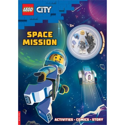 现货LEGO? City: Space Mission (with astronaut LEGO minifigure and rover mini-build)[9781837250028]