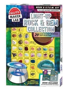 现货 Light Up Rocks & Gems Collection 矿石收藏家 动手能力 手工DIY  益智玩具 英文原版进口 盒装