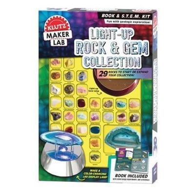现货 Light Up Rocks & Gems Collection 矿石收藏家 动手能力 手工DIY  益智玩具 英文原版进口 盒装
