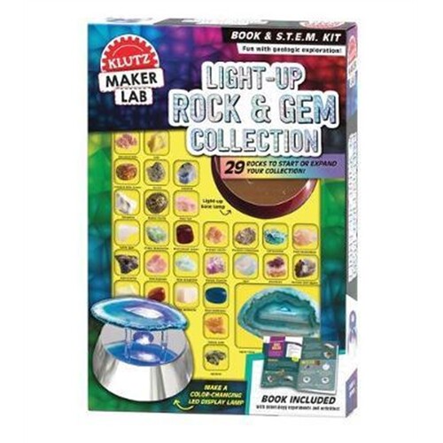 现货 Light Up Rocks & Gems Collection 矿石收藏家 动手能力 手工DIY  益智玩具 英文原版进口 盒装