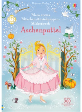 预订【德语】 Mein erstes Märchen-Anziehpuppen-Stickerbuch: Aschenputtel[9781789411669]