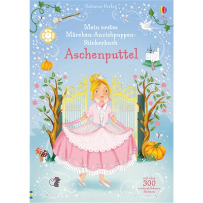 预订不退不换德语 Mein erstes Märchen-Anziehpuppen-Stickerbuch: Aschenputtel[9781789411669]