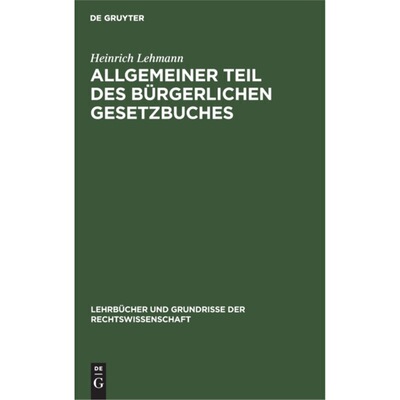 预订不退不换德语 Allgemeiner Teil des Burgerlichen Gesetzb