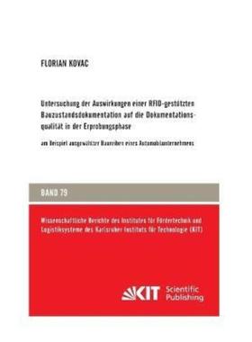 预订【德语】 Untersuchung der Auswirkungen einer RFID-gestützten Bauzustandsdokumentation auf di