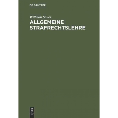 按需印刷DEG Allgemeine Strafrechtslehre[9783111156132]