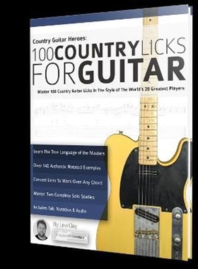 按需印刷Country Guitar Heroes - 100 Country Licks for Guitar[9781911267638]