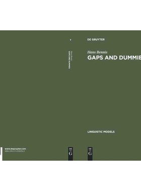 按需印刷DGYT Gaps and Dummies[9783110132762]