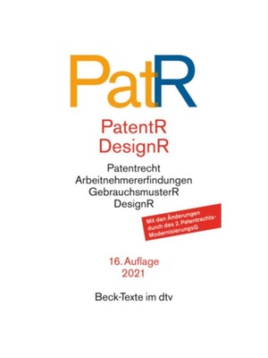 预订不退不换德语Patent- und Designrecht:Textausgabe zum deutschen, europ?ischen und internationalen Patent-, Gebrauchsmu