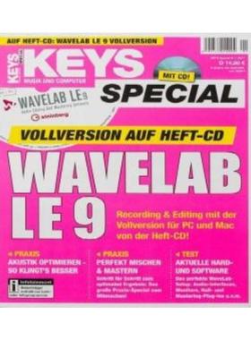 预订【德语】 Keys Special Wavelab LE 9 Vollversion, m. C