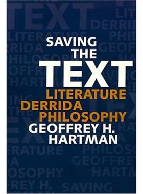按需印刷Saving the Text:Literature/Derrida/Philosophy[9780801824531]
