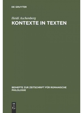 按需印刷DEG Kontexte in Texten[9783484522954]