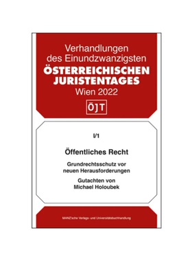 预订不退不换德语?ffentliches Recht Grundrechtsschutz vor neuen Herausforderungen: