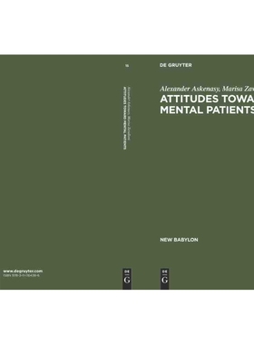 按需印刷DGYT Attitudes toward mental patients[9783111164366]