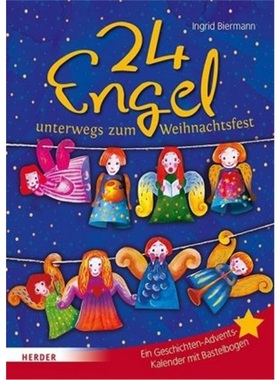 预订【德语】24 Engel unterwegs zum Weihnachtsfest[9783451379925]