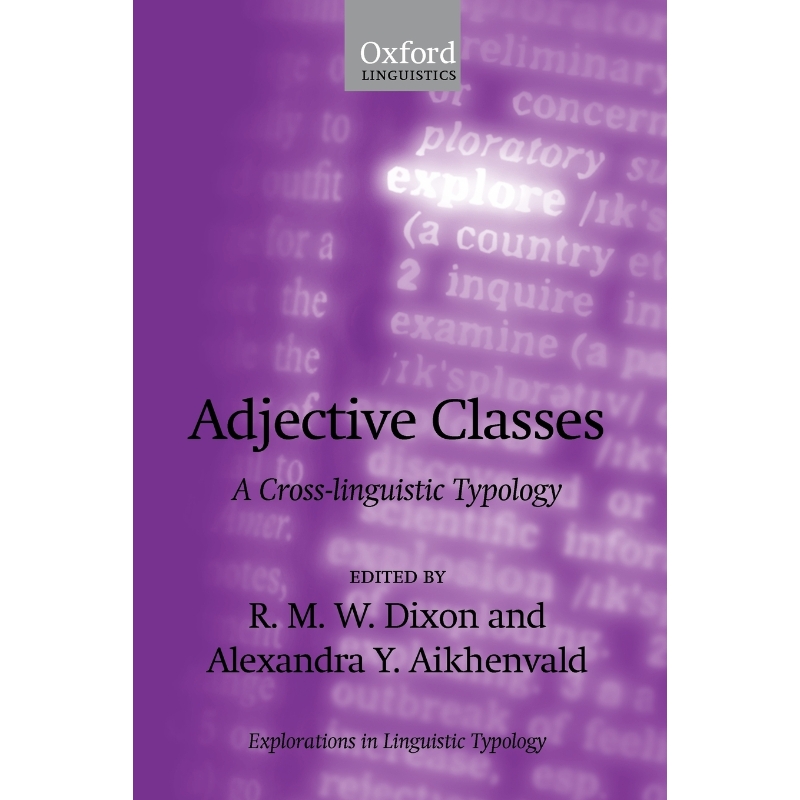 按需印刷Adjective Classes[9780199203468]