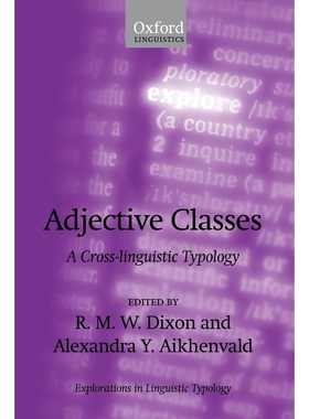 按需印刷Adjective Classes[9780199203468]