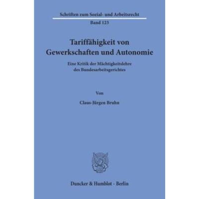 预订【德语】 Tariffahigkeit von Gewerkschaften und Aut