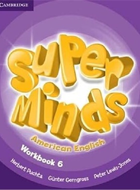 现货SUPER MINDS AMERICAN ENGLISH WORKBOOK 6[9781107604476]