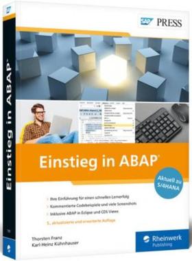 预订【德语】 Einstieg in ABAP:Ihr praktischer Einstieg für einen schnellen Lernerfolg.