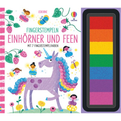 预订不退不换德语 Fingerstempeln: Einhörner und Feen[9781789416251]
