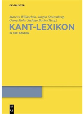 预订不退不换德语Kant-Lexikon, 3 Teile: