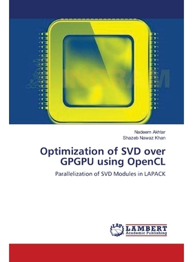 按需印刷Optimization of SVD over GPGPU using OpenCL[9783659400896]