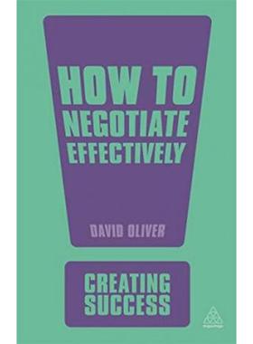 按需印刷How to Negotiate Effectively[9780749461348]